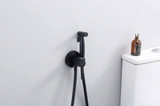 Гигиенический душ со смесителем Splenka S221.52.06 чёрный